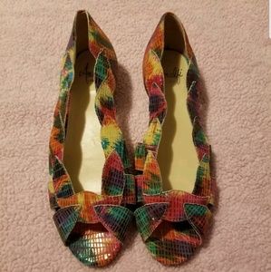 Amalfi by Rangoni Oslo Italian leather flats 8.5W